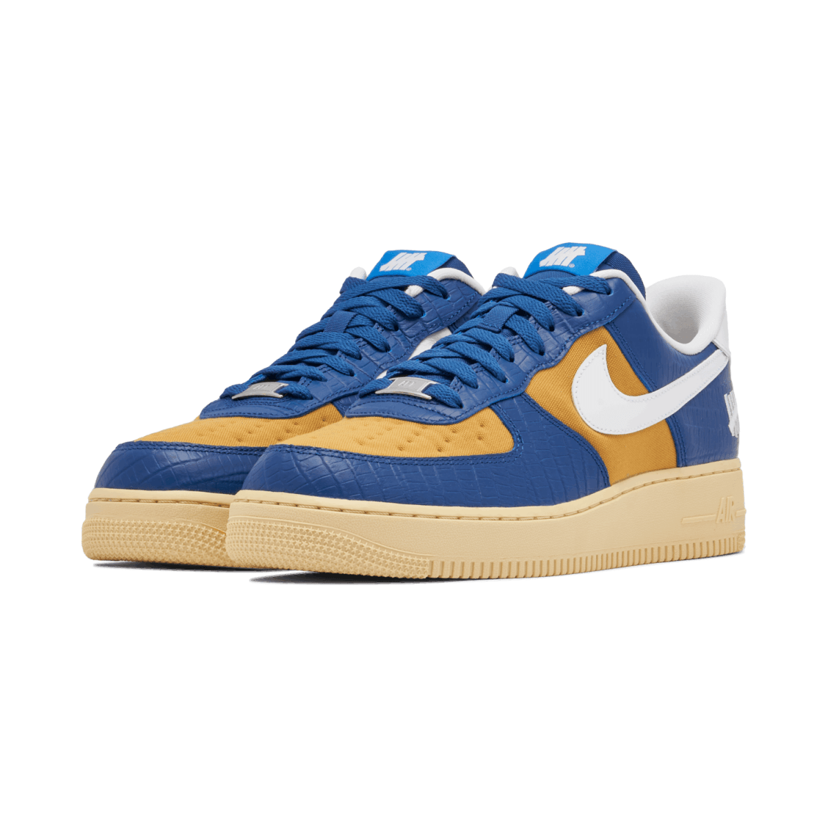 Air Force 1 Low "Undefeated 5 On It Blue Yellow Croc"