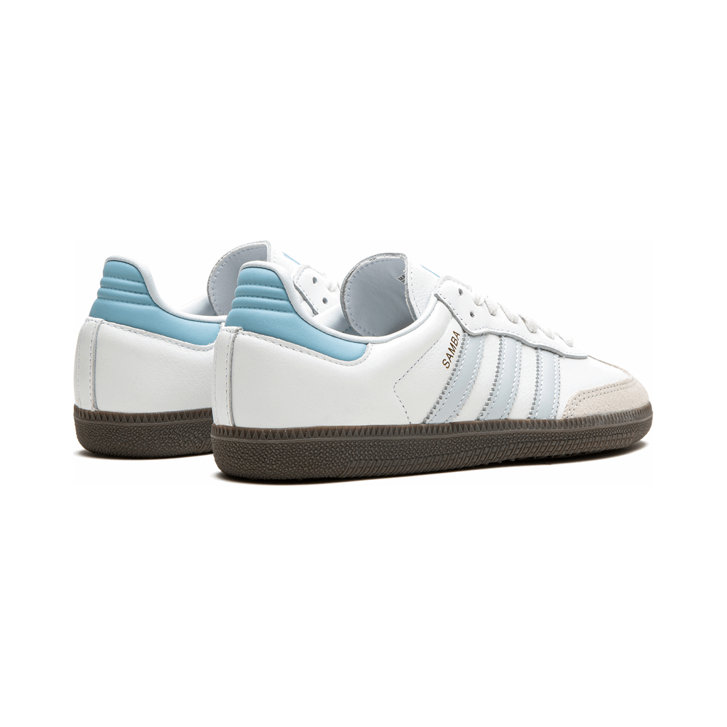 Adidas Samba "Core White Halo Blue"