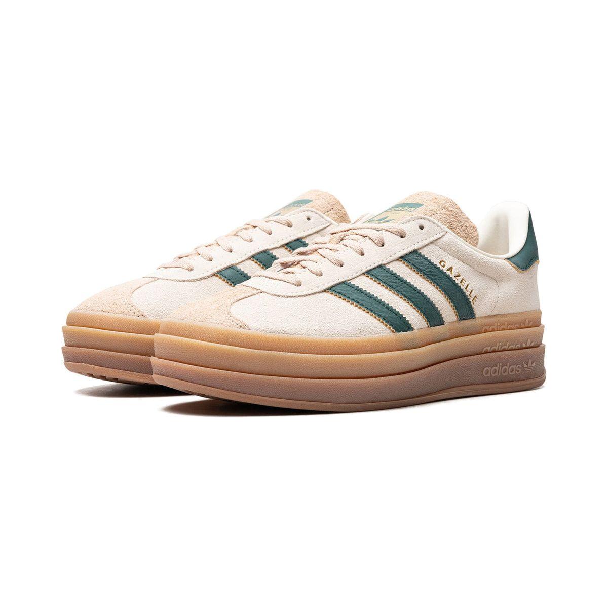 Adidas Gazelle BOLD "Cream Collegiate Green"
