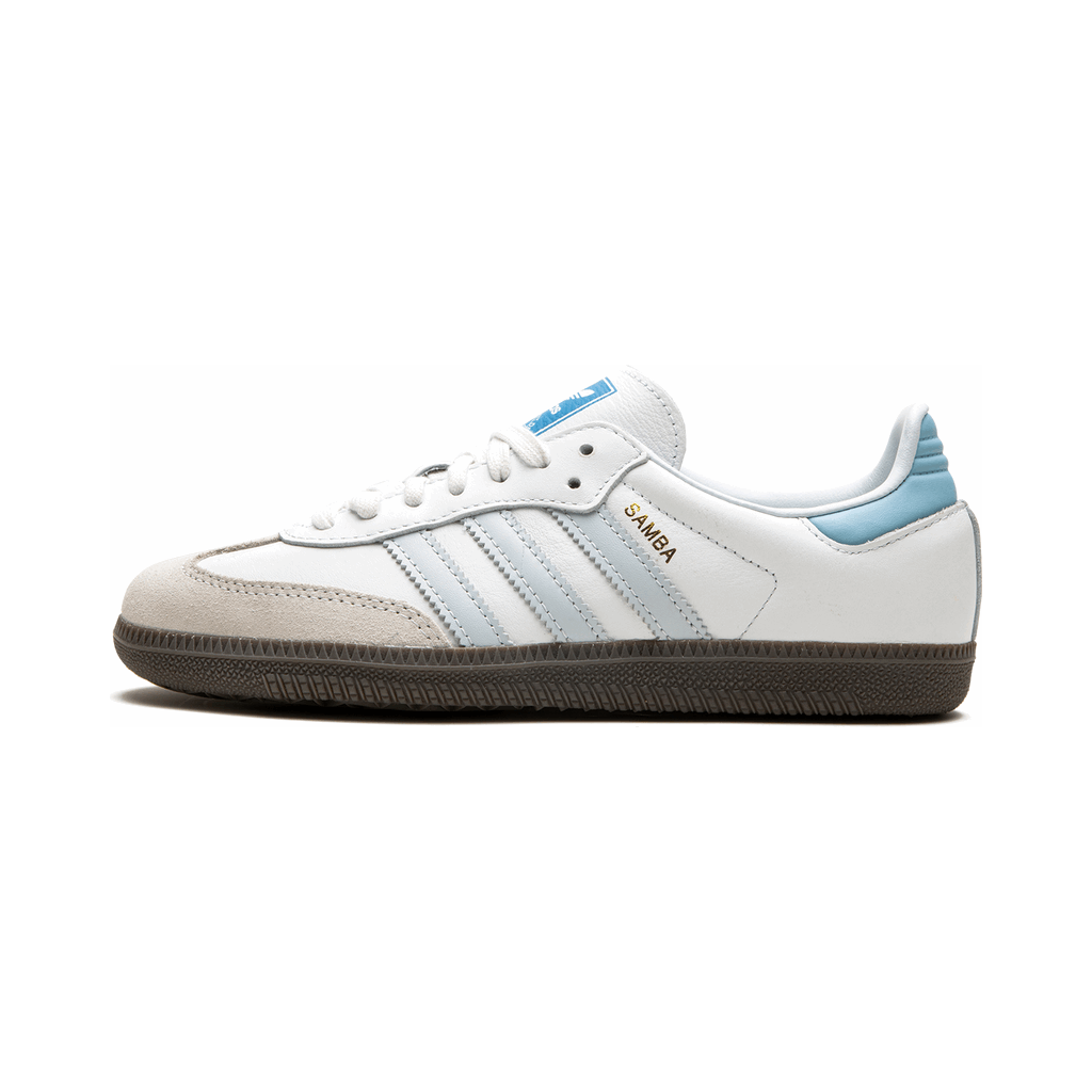 Adidas Samba "Core White Halo Blue"