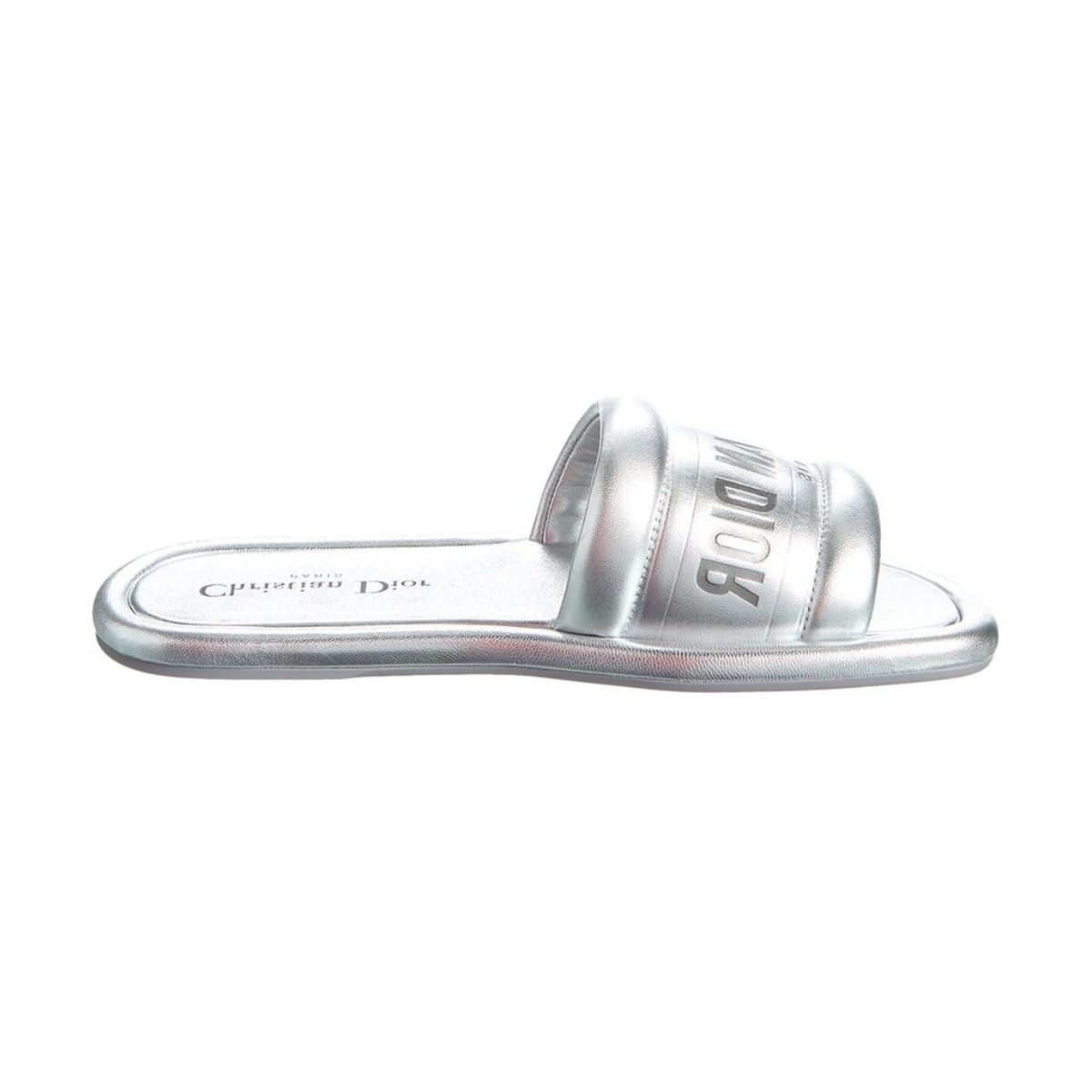 Sandales Dior Every-D Slide Silver