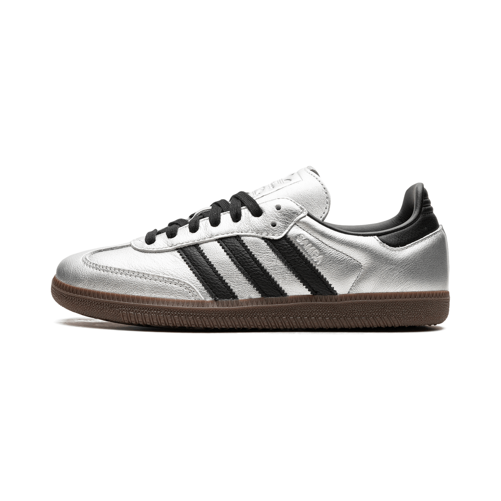 Adidas Samba "Silver Metallic Black Gum"