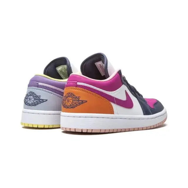 Air Jordan 1 Low "Mismatched Purple / Magenta"