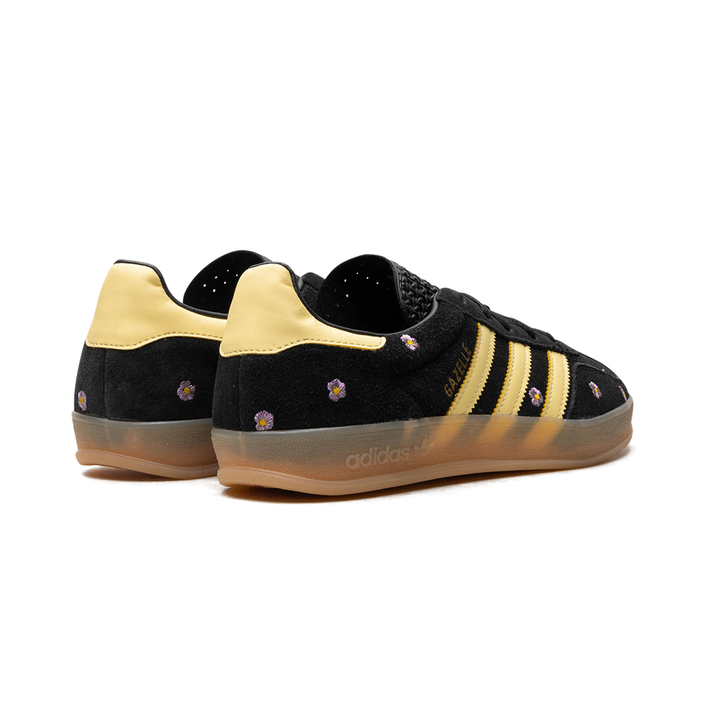Adidas Gazelle Indoor "Core Black Almost Yellow Floral"