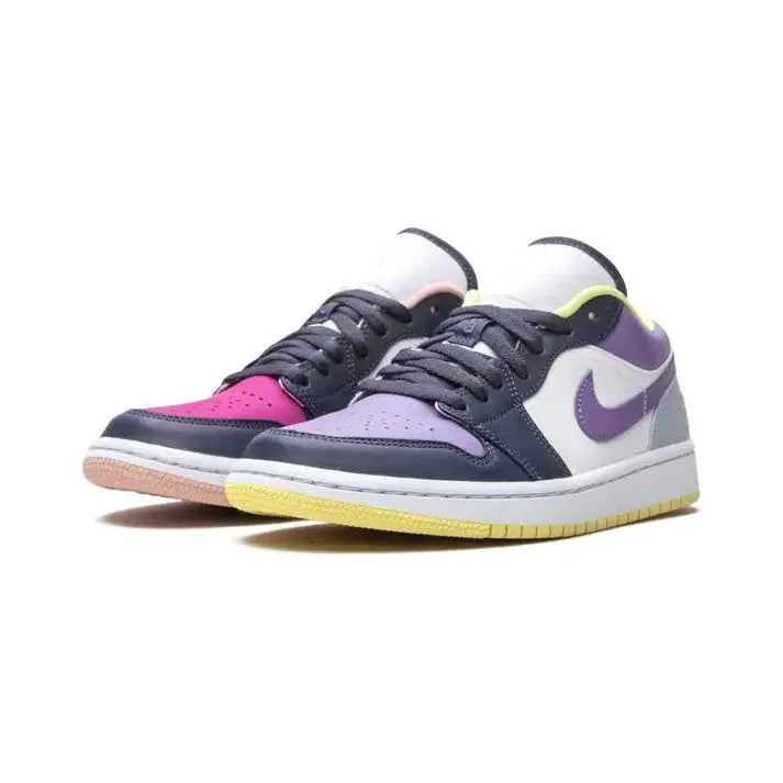 Air Jordan 1 Low "Mismatched Purple / Magenta"
